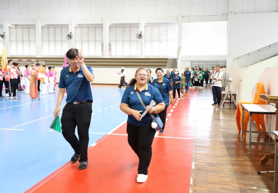 ภาพกิจกรรม คณะวิทยาศาสตร์และเทคโนโลยี มหาวิทยาลัยราชภัฏกำแพงเพชร เข้าร่วมการแข่งขันกีฬาอาจารย์และบุคลากรฯ 