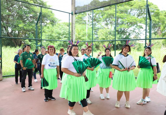 ภาพกิจกรรม คณะวิทยาศาสตร์และเทคโนโลยี มหาวิทยาลัยราชภัฏกำแพงเพชร เข้าร่วมการแข่งขันกีฬาอาจารย์และบุคลากรฯ 