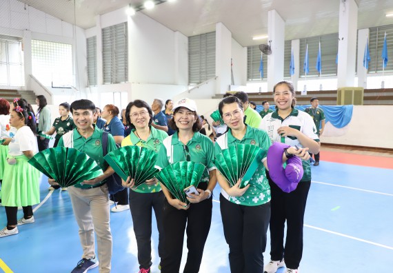 ภาพกิจกรรม คณะวิทยาศาสตร์และเทคโนโลยี มหาวิทยาลัยราชภัฏกำแพงเพชร เข้าร่วมการแข่งขันกีฬาอาจารย์และบุคลากรฯ 