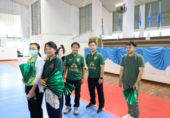 ภาพกิจกรรม คณะวิทยาศาสตร์และเทคโนโลยี มหาวิทยาลัยราชภัฏกำแพงเพชร เข้าร่วมการแข่งขันกีฬาอาจารย์และบุคลากรฯ 