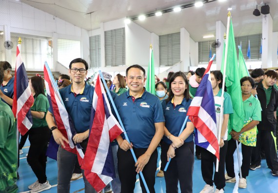 ภาพกิจกรรม คณะวิทยาศาสตร์และเทคโนโลยี มหาวิทยาลัยราชภัฏกำแพงเพชร เข้าร่วมการแข่งขันกีฬาอาจารย์และบุคลากรฯ 