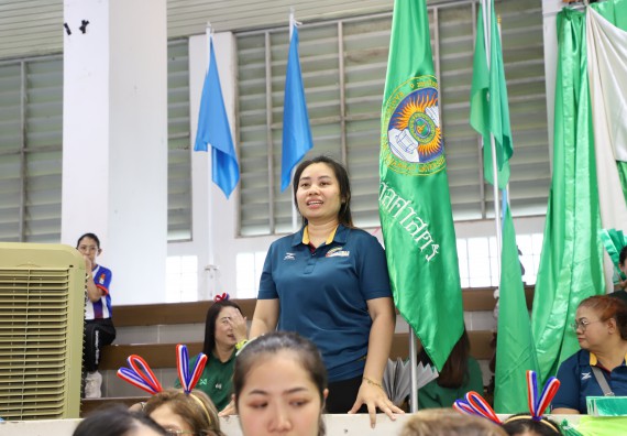 ภาพกิจกรรม คณะวิทยาศาสตร์และเทคโนโลยี มหาวิทยาลัยราชภัฏกำแพงเพชร เข้าร่วมการแข่งขันกีฬาอาจารย์และบุคลากรฯ 