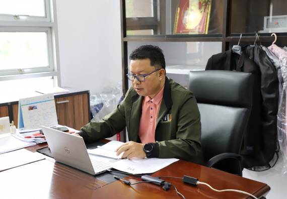 ภาพกิจกรรม  คณะวิทยาศาสตร์และเทคโนโลยี มหาวิทยาลัยราชภัฏกำแพงเพชร ได้จัดกิจกรรมการประชุมวิชาการออนไลน์ การนำเสนอผลงานและโครงงานทางวิชาการระดับชาติ ด้านวิทยาศาสตร์ คณิตศาสตร์และเทคโนโลยี