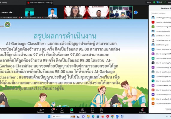 ภาพกิจกรรม  คณะวิทยาศาสตร์และเทคโนโลยี มหาวิทยาลัยราชภัฏกำแพงเพชร ได้จัดกิจกรรมการประชุมวิชาการออนไลน์ การนำเสนอผลงานและโครงงานทางวิชาการระดับชาติ ด้านวิทยาศาสตร์ คณิตศาสตร์และเทคโนโลยี