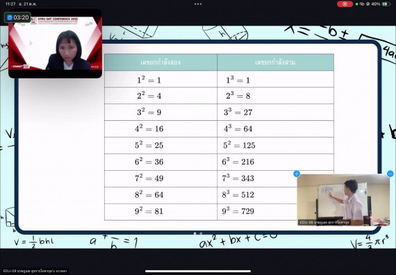 ภาพกิจกรรม  คณะวิทยาศาสตร์และเทคโนโลยี มหาวิทยาลัยราชภัฏกำแพงเพชร ได้จัดกิจกรรมการประชุมวิชาการออนไลน์ การนำเสนอผลงานและโครงงานทางวิชาการระดับชาติ ด้านวิทยาศาสตร์ คณิตศาสตร์และเทคโนโลยี