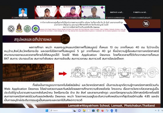 ภาพกิจกรรม  คณะวิทยาศาสตร์และเทคโนโลยี มหาวิทยาลัยราชภัฏกำแพงเพชร ได้จัดกิจกรรมการประชุมวิชาการออนไลน์ การนำเสนอผลงานและโครงงานทางวิชาการระดับชาติ ด้านวิทยาศาสตร์ คณิตศาสตร์และเทคโนโลยี