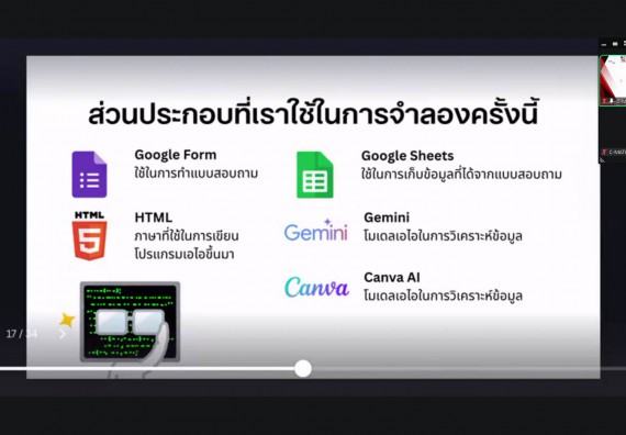 ภาพกิจกรรม  คณะวิทยาศาสตร์และเทคโนโลยี มหาวิทยาลัยราชภัฏกำแพงเพชร ได้จัดกิจกรรมการประชุมวิชาการออนไลน์ การนำเสนอผลงานและโครงงานทางวิชาการระดับชาติ ด้านวิทยาศาสตร์ คณิตศาสตร์และเทคโนโลยี