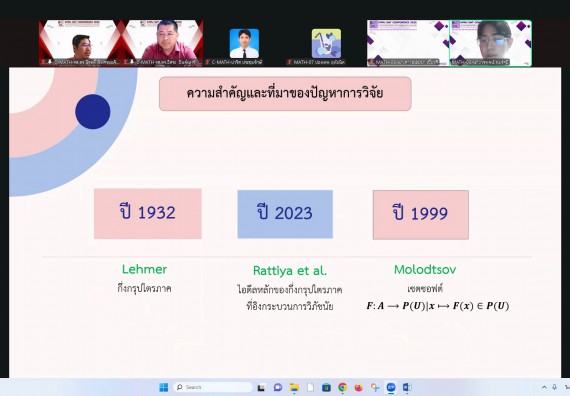 ภาพกิจกรรม  คณะวิทยาศาสตร์และเทคโนโลยี มหาวิทยาลัยราชภัฏกำแพงเพชร ได้จัดกิจกรรมการประชุมวิชาการออนไลน์ การนำเสนอผลงานและโครงงานทางวิชาการระดับชาติ ด้านวิทยาศาสตร์ คณิตศาสตร์และเทคโนโลยี