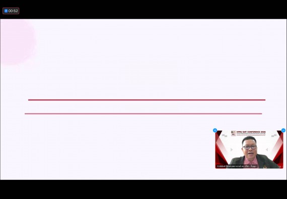 ภาพกิจกรรม  คณะวิทยาศาสตร์และเทคโนโลยี มหาวิทยาลัยราชภัฏกำแพงเพชร ได้จัดกิจกรรมการประชุมวิชาการออนไลน์ การนำเสนอผลงานและโครงงานทางวิชาการระดับชาติ ด้านวิทยาศาสตร์ คณิตศาสตร์และเทคโนโลยี