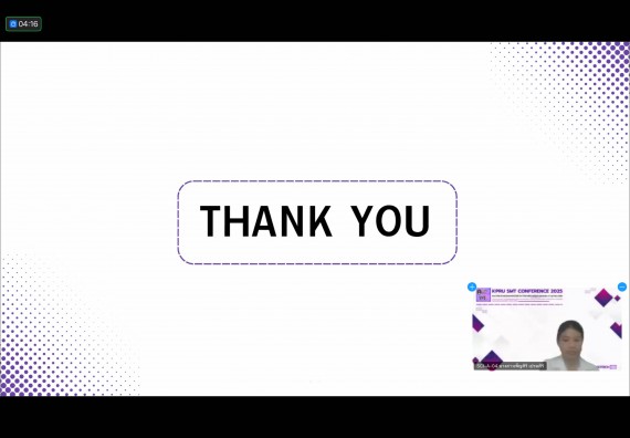 ภาพกิจกรรม  คณะวิทยาศาสตร์และเทคโนโลยี มหาวิทยาลัยราชภัฏกำแพงเพชร ได้จัดกิจกรรมการประชุมวิชาการออนไลน์ การนำเสนอผลงานและโครงงานทางวิชาการระดับชาติ ด้านวิทยาศาสตร์ คณิตศาสตร์และเทคโนโลยี