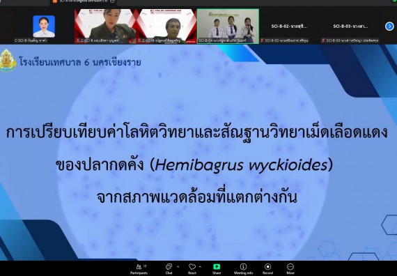ภาพกิจกรรม  คณะวิทยาศาสตร์และเทคโนโลยี มหาวิทยาลัยราชภัฏกำแพงเพชร ได้จัดกิจกรรมการประชุมวิชาการออนไลน์ การนำเสนอผลงานและโครงงานทางวิชาการระดับชาติ ด้านวิทยาศาสตร์ คณิตศาสตร์และเทคโนโลยี