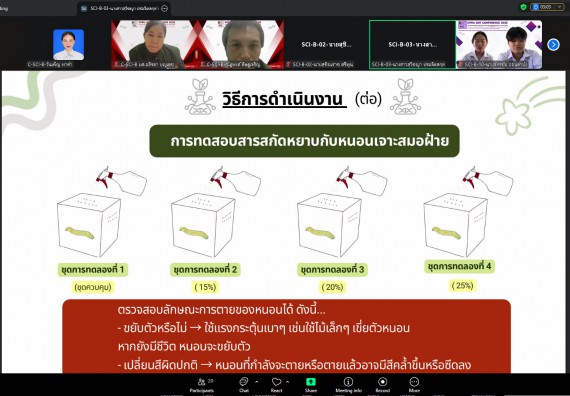 ภาพกิจกรรม  คณะวิทยาศาสตร์และเทคโนโลยี มหาวิทยาลัยราชภัฏกำแพงเพชร ได้จัดกิจกรรมการประชุมวิชาการออนไลน์ การนำเสนอผลงานและโครงงานทางวิชาการระดับชาติ ด้านวิทยาศาสตร์ คณิตศาสตร์และเทคโนโลยี