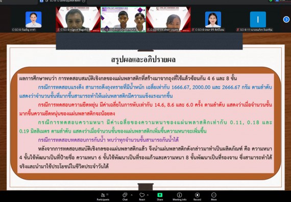 ภาพกิจกรรม  คณะวิทยาศาสตร์และเทคโนโลยี มหาวิทยาลัยราชภัฏกำแพงเพชร ได้จัดกิจกรรมการประชุมวิชาการออนไลน์ การนำเสนอผลงานและโครงงานทางวิชาการระดับชาติ ด้านวิทยาศาสตร์ คณิตศาสตร์และเทคโนโลยี