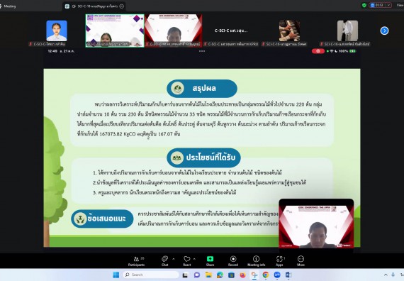 ภาพกิจกรรม  คณะวิทยาศาสตร์และเทคโนโลยี มหาวิทยาลัยราชภัฏกำแพงเพชร ได้จัดกิจกรรมการประชุมวิชาการออนไลน์ การนำเสนอผลงานและโครงงานทางวิชาการระดับชาติ ด้านวิทยาศาสตร์ คณิตศาสตร์และเทคโนโลยี