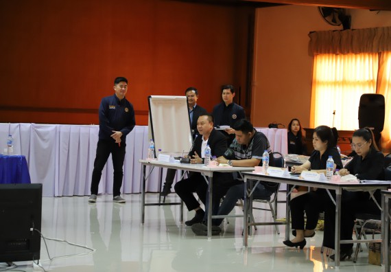 ภาพกิจกรรม  ผู้บริหารและอาจารย์คณะวิทยาศาสตร์และเทคโนโลยี เข้าร่วม กิจกรรมประชุมโครงการขับเคลื่อนโมเดลขจัดความยากจน THAPHUTSA MODEL