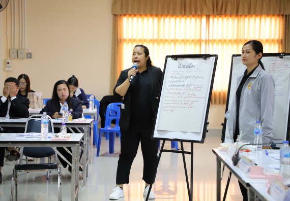 ภาพกิจกรรม  ผู้บริหารและอาจารย์คณะวิทยาศาสตร์และเทคโนโลยี เข้าร่วม กิจกรรมประชุมโครงการขับเคลื่อนโมเดลขจัดความยากจน THAPHUTSA MODEL