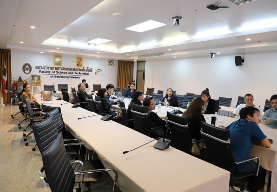 ภาพกิจกรรม  คณะวิทยาศาสตร์และเทคโนโลยี จัดประชุมหลักสูตรเชื่อมโยงและ Credit Bank หลักสูตรครุศาสตรบัณฑิต สาขาวิชาวิทยาศาสตร์ศึกษา (3ปี)