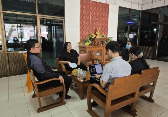 ภาพกิจกรรม  คณะวิทยาศาสตร์และเทคโนโลยี เข้าร่วมหารือแนวทางการขับเคลื่อนโมเดลขจัดความยากจน THAPHUSA MODEL 