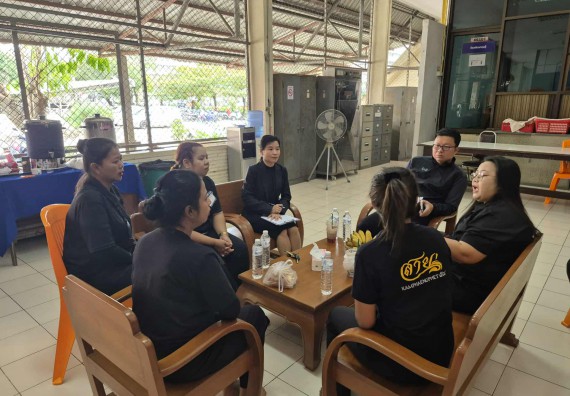 ภาพกิจกรรม  คณะวิทยาศาสตร์และเทคโนโลยี เข้าร่วมหารือแนวทางการขับเคลื่อนโมเดลขจัดความยากจน THAPHUSA MODEL 