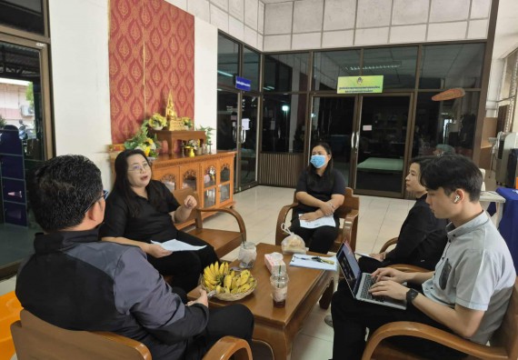 ภาพกิจกรรม  คณะวิทยาศาสตร์และเทคโนโลยี เข้าร่วมหารือแนวทางการขับเคลื่อนโมเดลขจัดความยากจน THAPHUSA MODEL 