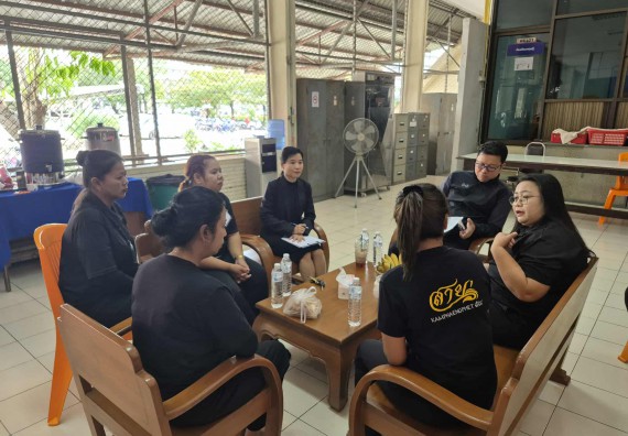 ภาพกิจกรรม  คณะวิทยาศาสตร์และเทคโนโลยี เข้าร่วมหารือแนวทางการขับเคลื่อนโมเดลขจัดความยากจน THAPHUSA MODEL 