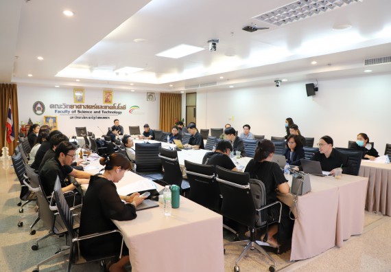 ภาพกิจกรรม  คณะวิทยาศาสตร์และเทคโนโลยี มหาวิทยาลัยราชภัฏกําแพงเพชร จัดประชุมประธานโปรแกรมวิชาและคณะกรรมการดำเนินงานขับเคลื่อนการรับนักศึกษาคณะวิทยาศาสตร์และเทคโนโลยี