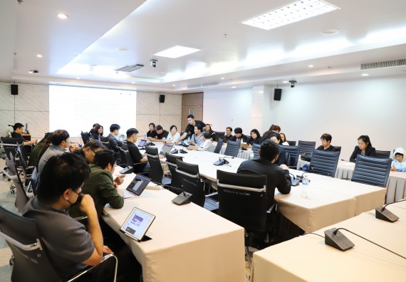 ภาพกิจกรรม  คณะวิทยาศาสตร์และเทคโนโลยี มหาวิทยาลัยราชภัฏกําแพงเพชร จัดประชุมประธานโปรแกรมวิชาและคณะกรรมการดำเนินงานขับเคลื่อนการรับนักศึกษาคณะวิทยาศาสตร์และเทคโนโลยี