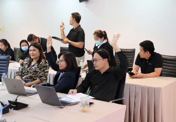 ภาพกิจกรรม  คณะวิทยาศาสตร์และเทคโนโลยี มหาวิทยาลัยราชภัฏกําแพงเพชร จัดประชุมประธานโปรแกรมวิชาและคณะกรรมการดำเนินงานขับเคลื่อนการรับนักศึกษาคณะวิทยาศาสตร์และเทคโนโลยี