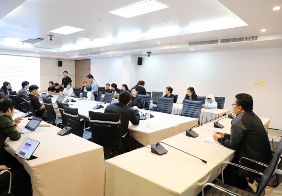 ภาพกิจกรรม  คณะวิทยาศาสตร์และเทคโนโลยี มหาวิทยาลัยราชภัฏกําแพงเพชร จัดประชุมประธานโปรแกรมวิชาและคณะกรรมการดำเนินงานขับเคลื่อนการรับนักศึกษาคณะวิทยาศาสตร์และเทคโนโลยี