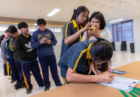 ภาพกิจกรรม  คณะวิทยาศาสตร์และเทคโนโลยี มหาวิทยาลัยราชภัฏกำแพงเพชร จัดกิจกรรมค่ายวิทยาศาสตร์สร้างสรรค์ ปั้นฝันเยาวชน ปีการศึกษา 2568