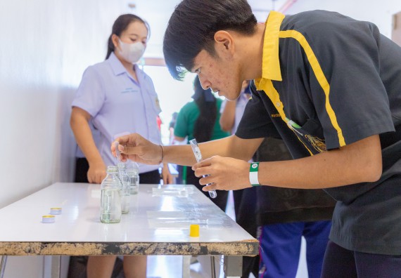 ภาพกิจกรรม  คณะวิทยาศาสตร์และเทคโนโลยี มหาวิทยาลัยราชภัฏกำแพงเพชร จัดกิจกรรมค่ายวิทยาศาสตร์สร้างสรรค์ ปั้นฝันเยาวชน ปีการศึกษา 2568