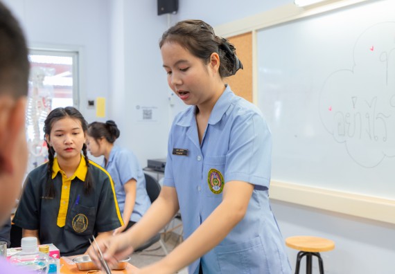 ภาพกิจกรรม  คณะวิทยาศาสตร์และเทคโนโลยี มหาวิทยาลัยราชภัฏกำแพงเพชร จัดกิจกรรมค่ายวิทยาศาสตร์สร้างสรรค์ ปั้นฝันเยาวชน ปีการศึกษา 2568