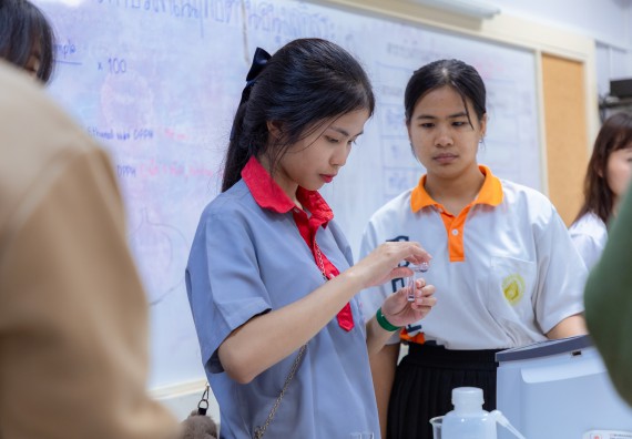 ภาพกิจกรรม  คณะวิทยาศาสตร์และเทคโนโลยี มหาวิทยาลัยราชภัฏกำแพงเพชร จัดกิจกรรมค่ายวิทยาศาสตร์สร้างสรรค์ ปั้นฝันเยาวชน ปีการศึกษา 2568