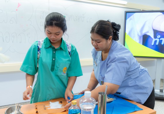 ภาพกิจกรรม  คณะวิทยาศาสตร์และเทคโนโลยี มหาวิทยาลัยราชภัฏกำแพงเพชร จัดกิจกรรมค่ายวิทยาศาสตร์สร้างสรรค์ ปั้นฝันเยาวชน ปีการศึกษา 2568