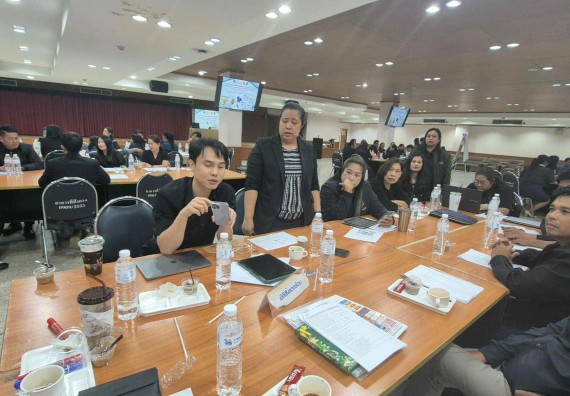 ภาพกิจกรรม  คณะวิทยาศาสตร์และเทคโนโลยี เข้าร่วมจัดทำแผนการดำเนินงานระยะ 3 ปี (พ.ศ. 2570–2572)