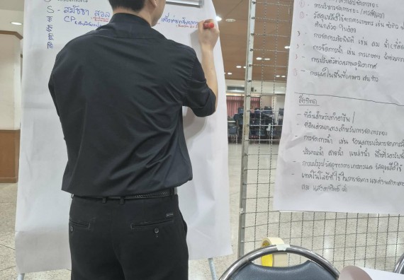 ภาพกิจกรรม  คณะวิทยาศาสตร์และเทคโนโลยี เข้าร่วมจัดทำแผนการดำเนินงานระยะ 3 ปี (พ.ศ. 2570–2572)