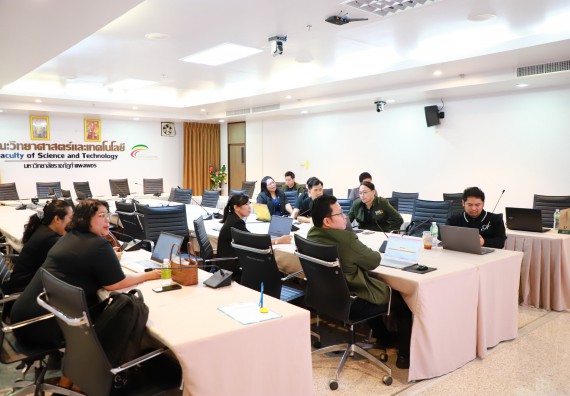 ภาพกิจกรรม  คณะวิทยาศาสตร์และเทคโนโลยี มหาวิทยาลัยราชภัฏกำแพงเพชร จัดกิจกรรมชี้แจงขั้นตอนการกรอกแผนการเรียนออนไลน์ ประจาปีการศึกษา 2569