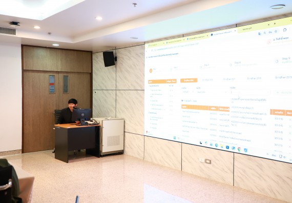 ภาพกิจกรรม  คณะวิทยาศาสตร์และเทคโนโลยี มหาวิทยาลัยราชภัฏกำแพงเพชร จัดกิจกรรมชี้แจงขั้นตอนการกรอกแผนการเรียนออนไลน์ ประจาปีการศึกษา 2569