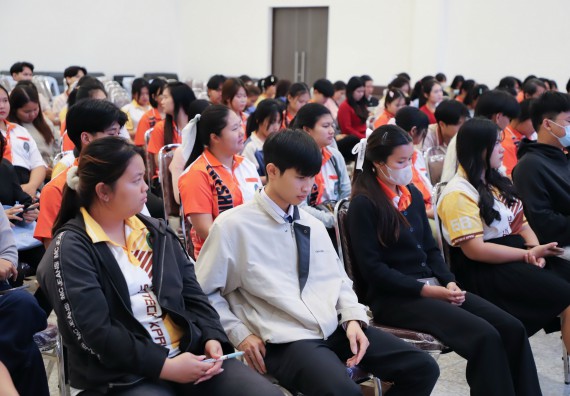 ภาพกิจกรรม  คณะวิทยาศาสตร์และเทคโนโลยี มหาวิทยาลัยราชภัฏกำแพงเพชร จัดกิจกรรมอบรมเชิงปฏิบัติการหลักสูตรการเอาตัวรอดจากภัยพิบัติและการปฐมพยาบาลเบื้องต้น