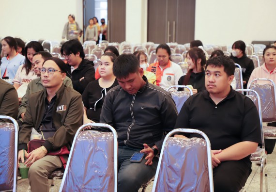 ภาพกิจกรรม  คณะวิทยาศาสตร์และเทคโนโลยี มหาวิทยาลัยราชภัฏกำแพงเพชร จัดกิจกรรมอบรมเชิงปฏิบัติการหลักสูตรการเอาตัวรอดจากภัยพิบัติและการปฐมพยาบาลเบื้องต้น