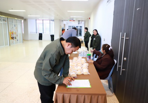 ภาพกิจกรรม  คณะวิทยาศาสตร์และเทคโนโลยี มหาวิทยาลัยราชภัฏกำแพงเพชร จัดกิจกรรมอบรมเชิงปฏิบัติการหลักสูตรการเอาตัวรอดจากภัยพิบัติและการปฐมพยาบาลเบื้องต้น