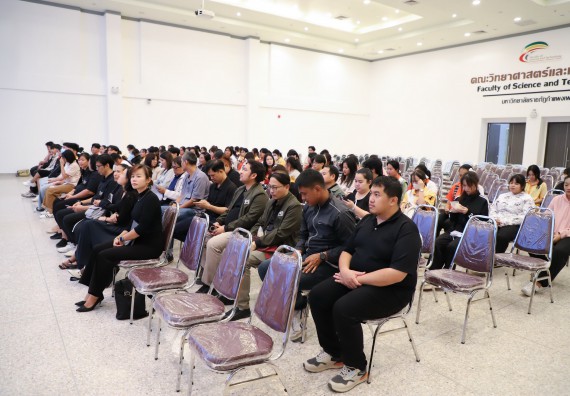 ภาพกิจกรรม  คณะวิทยาศาสตร์และเทคโนโลยี มหาวิทยาลัยราชภัฏกำแพงเพชร จัดกิจกรรมอบรมเชิงปฏิบัติการหลักสูตรการเอาตัวรอดจากภัยพิบัติและการปฐมพยาบาลเบื้องต้น