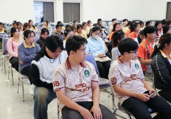 ภาพกิจกรรม  คณะวิทยาศาสตร์และเทคโนโลยี มหาวิทยาลัยราชภัฏกำแพงเพชร จัดกิจกรรมอบรมเชิงปฏิบัติการหลักสูตรการเอาตัวรอดจากภัยพิบัติและการปฐมพยาบาลเบื้องต้น