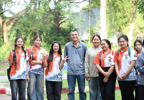 ภาพกิจกรรม  คณะวิทยาศาสตร์และเทคโนโลยี มหาวิทยาลัยราชภัฏกำแพงเพชร จัดกิจกรรมอบรมเชิงปฏิบัติการหลักสูตรการเอาตัวรอดจากภัยพิบัติและการปฐมพยาบาลเบื้องต้น